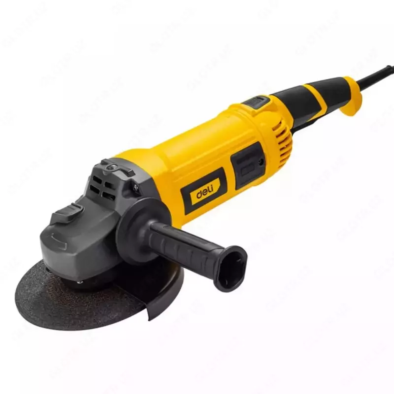 Угловая шлифмашина (болгарка) "Deli Tools" 2000W, 180 мм, 6500 об/мин (Арт.- EDL-JM180-E1)