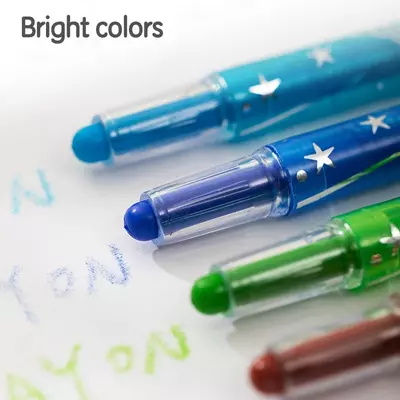 Упаковка пастельных цветных мелков "Deli" Crayon, 24 шт. (Арт. - 216-24-EC)