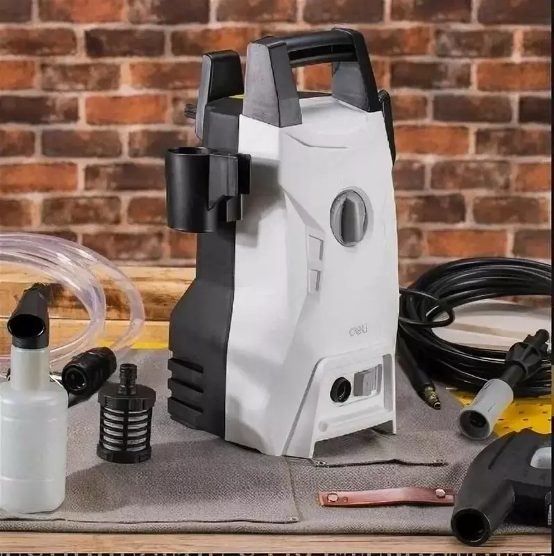 “Deli Tools” tarmoq bilan yuqori bosimli yuvish mashinasi