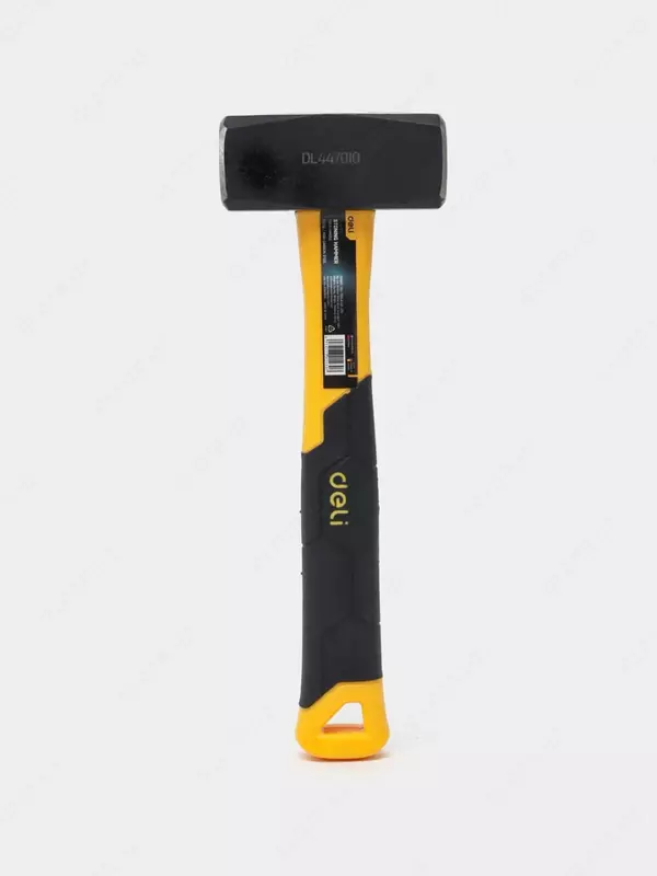 Молоток для камня (ударный) "Deli Tools" 280 мм., фиберглассовая рукоятка, углеродистая сталь (Арт. - EDL447010)