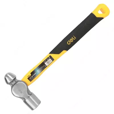 Bilyali bolg'a (to'g'rilash) "Deli Tools" 330 mm, shisha tolali dastani, karbonli po'lat (Art. - EDL443016)