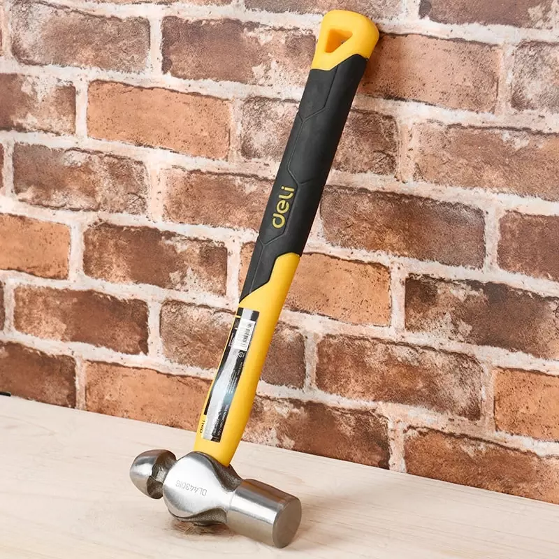 Bilyali bolg'a (to'g'rilash) "Deli Tools" 330 mm, shisha tolali dastani, karbonli po'lat (Art. - EDL443016)