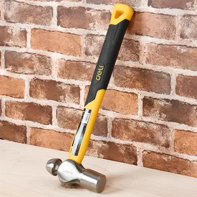 Bilyali bolg'a (to'g'rilash) "Deli Tools" 330 mm, shisha tolali dastani, karbonli po'lat (Art. - EDL443016)