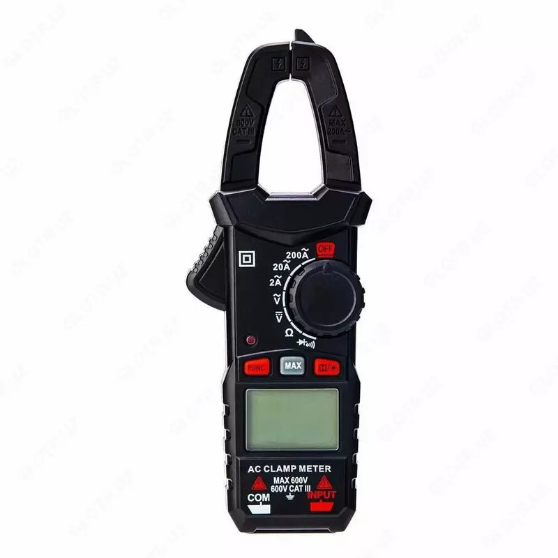 Токоизмерительные клещи-мультиметр (цифровой) "Deli Tools" 20 МОм, 600В, ручной (Арт.- EDL334201)