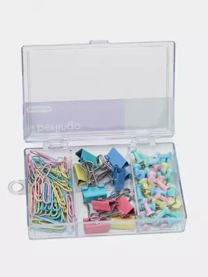 Набор мелкоофисных принадлежностей  "Berlingo", 120 предм., пастель, пласт. уп. (Арт. - Mcn_12000e)