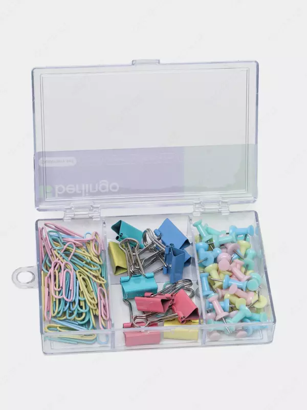 Набор мелкоофисных принадлежностей  "Berlingo", 120 предм., пастель, пласт. уп. (Арт. - Mcn_12000e)