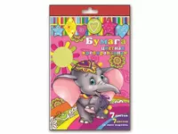 Feniks+ krep qogozi toplami  210 x 297 mm  7 varaq/7 rang. + 1 l. karton (31377-modda)