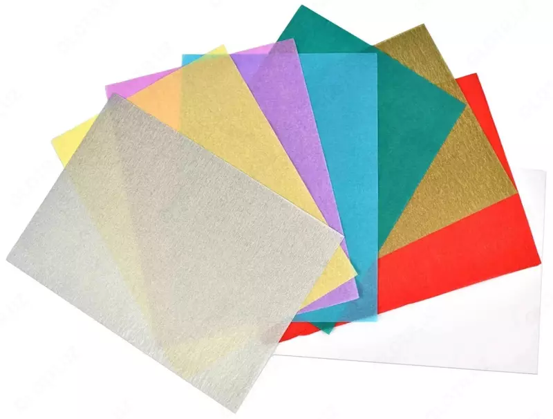  Feniks+ krep qogozi toplami  210 x 297 mm  7 varaq/7 rang. + 1 l. karton (31377-modda) - 