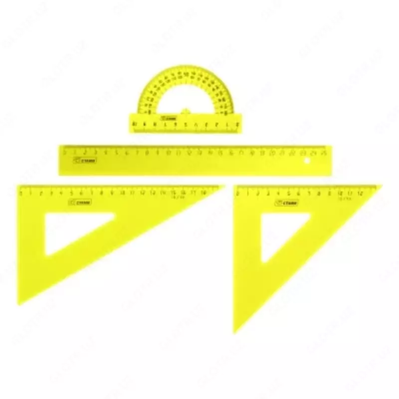 Stamm plastik chiziqlar to‘plami, "L o‘lcham", 4 dona, ranglar assortimenti