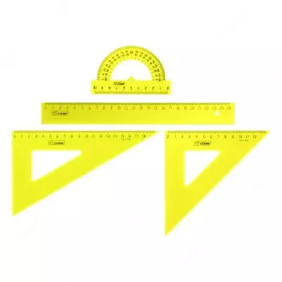 Stamm plastik chiziqlar to‘plami, "L o‘lcham", 4 dona, ranglar assortimenti