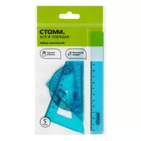 Комплект пластиковых линеек Стамм "размер S" 4 шт. (Арт. - НЧ-30520) Ассортимент