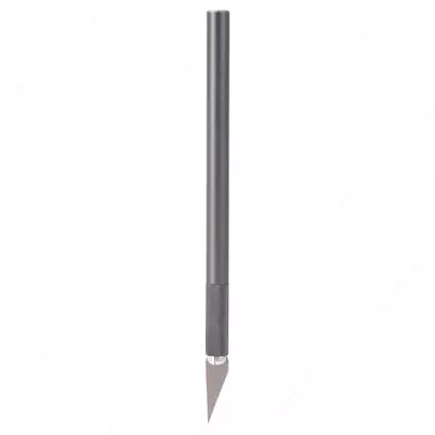 Pichoq - o'ymakor "Deli", metall, 148 mm., paket. qatlam. quti, 10 dona. pichoq (m. - 2102-bk.) Qora