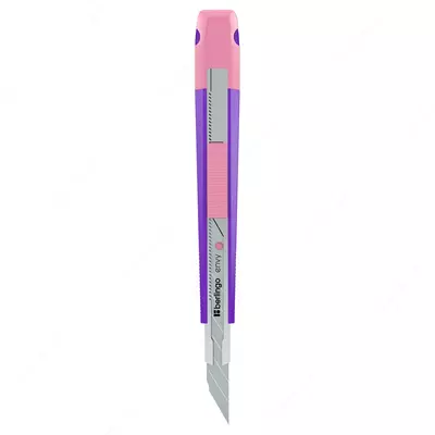 Нож канцелярский "Berlingo" Envy, Сиреневый-розовый