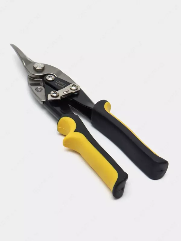 Ножницы по металлу (прямой рез) "Deli Tools" 10", 250 мм, сталь CrV (Арт. - EDL20030)