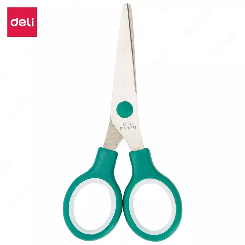 Канцелярские детские ножницы "Deli", 132 мм, ассортимент