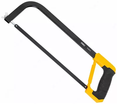 Ножовка по металлу (мини) "Deli Tools" 300 мм, сталь угл. (Арт. - EDL353712)
