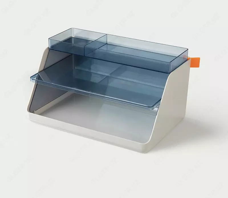 Органайзер для канцелярских принадлежностей "Deli" XDM34, 4 секции, А4, карт. уп. (Арт. - 34-XDM) Серый