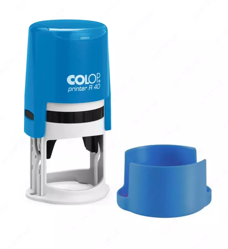 Dumaloq shtamp uchun shtamp uskunalari "Colop" Printer R40N, d 41,5 mm (Art. - 139165) Moviy