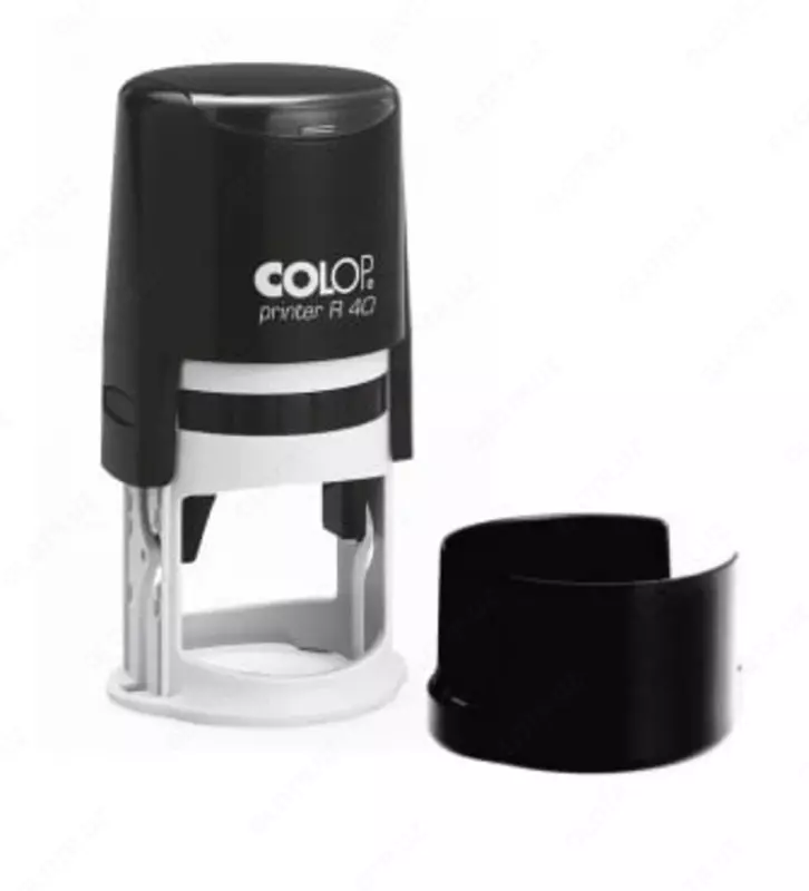Штемпельная оснастка для круглой печати "Colop" Printer R40N, d 41.5 мм (Арт. - 134834) Черная