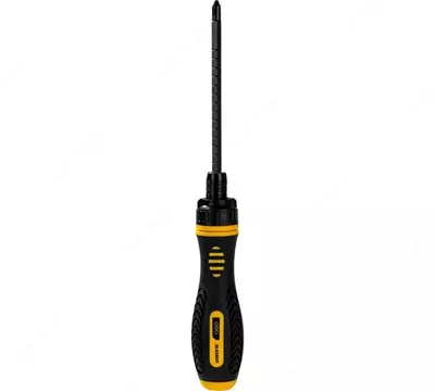 Ikki tomonlama tornavida (to'g'ri/ko'ndalang) "Deli Tools", 6/PH2x180 mm (Art.-EDL626011)