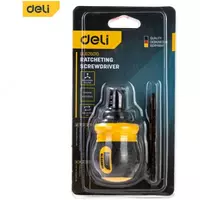 Отвертка двухсторонняя (прямая/крестообразная) "Deli Tools"