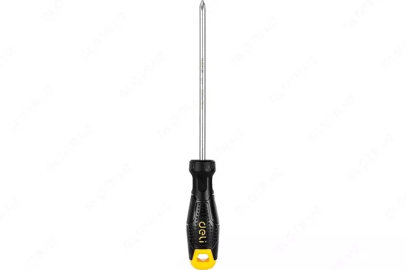 Отвертка (крестовая) "Deli Tools", PH1x125 мм (Арт.-EDL625125)