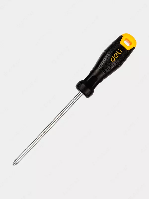 Отвертка (крестовая) "Deli Tools", PH2x125 мм (Арт.-EDL626125)