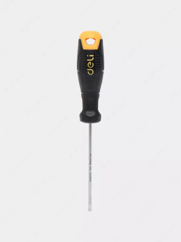 Отвертка (плоский шлиц) "Deli Tools", SL3x75 мм (Арт.-EDL6230751)