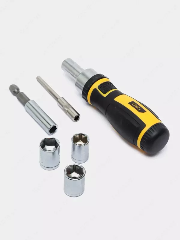 Набор прецизионных отверток "Deli Tools", SL/PH/Н/Т/Y, 65 шт., пласт. бокс (Арт.- EDL3565)