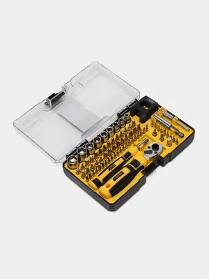 Набор прецизионных отверток "Deli Tools", SL/PH/Н/Т/Y, 75 шт., пласт. бокс (Арт.- DL3575)