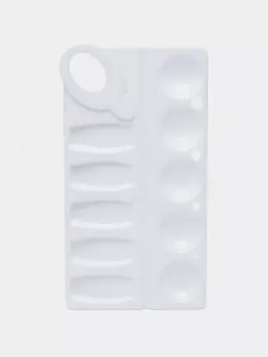 Палитра пластиковая (прямоугольная) "Мульти-Пульти" , 10 ячеек (Арт. - ПА06МП)