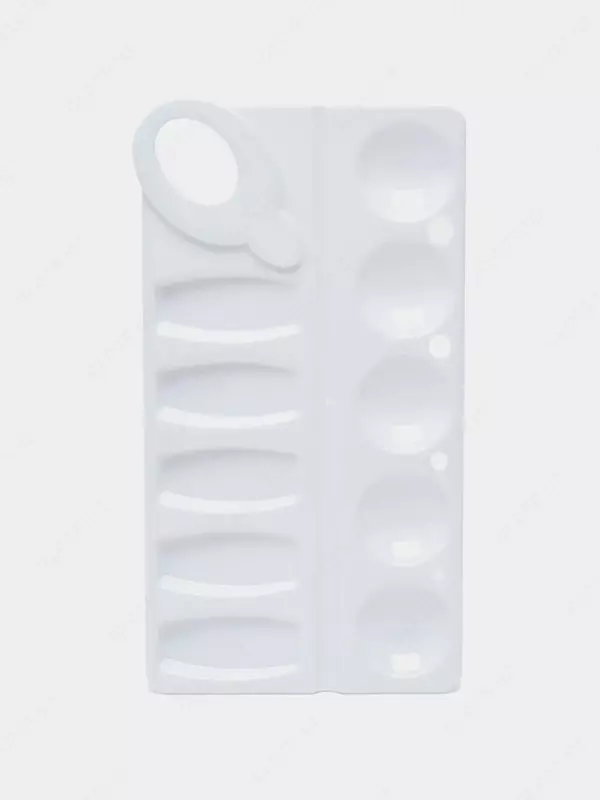 Палитра пластиковая (прямоугольная) "Мульти-Пульти" , 10 ячеек (Арт. - ПА06МП)