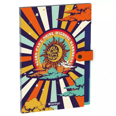 Папка - картотека "Berlingo" Groovy, 5 отд., А4, 325 х 245 х 10 мм, 600 мкм (Арт. - XF4_05S15)  Цв. ассорти