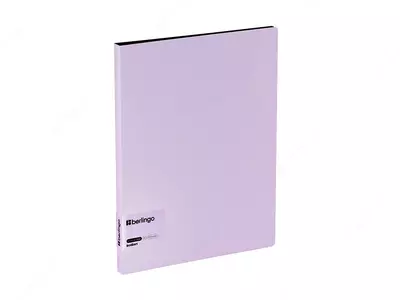 Папка для документов "Berlingo" Instinct, боковой зажим, А4, 700 мкм, 17 мм, внутр. карман (Арт.- FSc_A4507) Лаванда