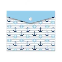 Папка-конверт на кнопке Феникс+ "Якорь" А6