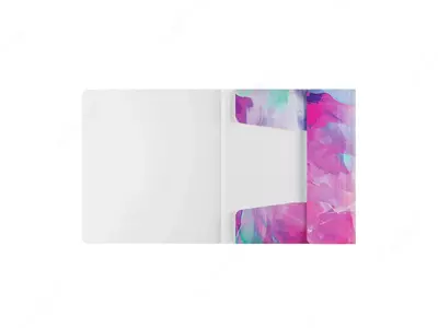 Пластиковая папка для тетрадей "Berlingo" Collision XS, А5+, 600 мкм, застежка-резинка (Арт.- FB5_A5S19) Цв. ассорти