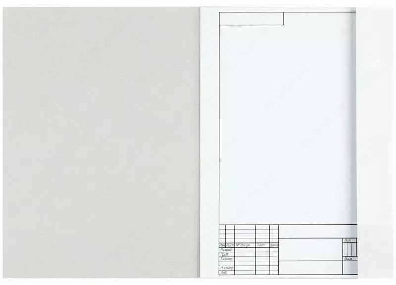 Chizma papkasi (vertikal ramka) "BG" A3, 10 varaq, 160 g/m2 (Art.- Pch10A3v_58477)