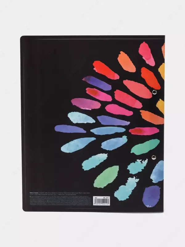 Пластиковая папка для документов "Berlingo" Aqua, 2 D‑кольца, внутренний карман, цвет ассорти