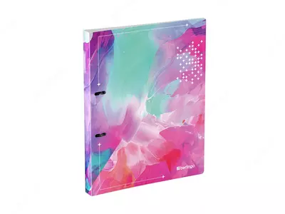 Plastik hujjat papkasi "Berlingo" Collision XS, 2 D-halqa, 24 mm, A4, 600 mikron, ichki. cho'ntak (Art. - RB4_2DS19) Rang turli xil