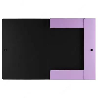Пластиковая папка для документов "Berlingo" Instinct, застежка-кнопка Лаванда.