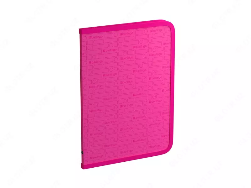 “Berlingo” Your Way hujjatlar uchun plastik papka, pushti neоn rangda