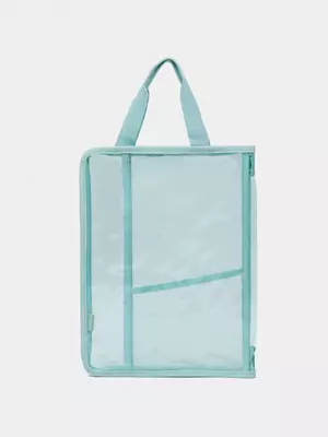 Пластиковая папка для документов "Deli" А4, 3 карм., молния ZIP (Арт.- 107-PP) Ассортимент