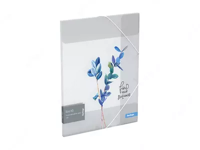 Пластиковая папка для документов "Berlingo" Eco XS, А4, 600 мкм, застежка-резинка (Арт.- FB4_A4802) Цв. ассорти