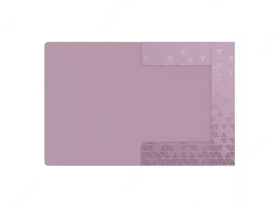 Hujjatlar uchun plastik papka "Berlingo" Metallic, A4, 600 mikron, elastik tasmali mahkamlagich (Art. - FB4_A4395) Lilac