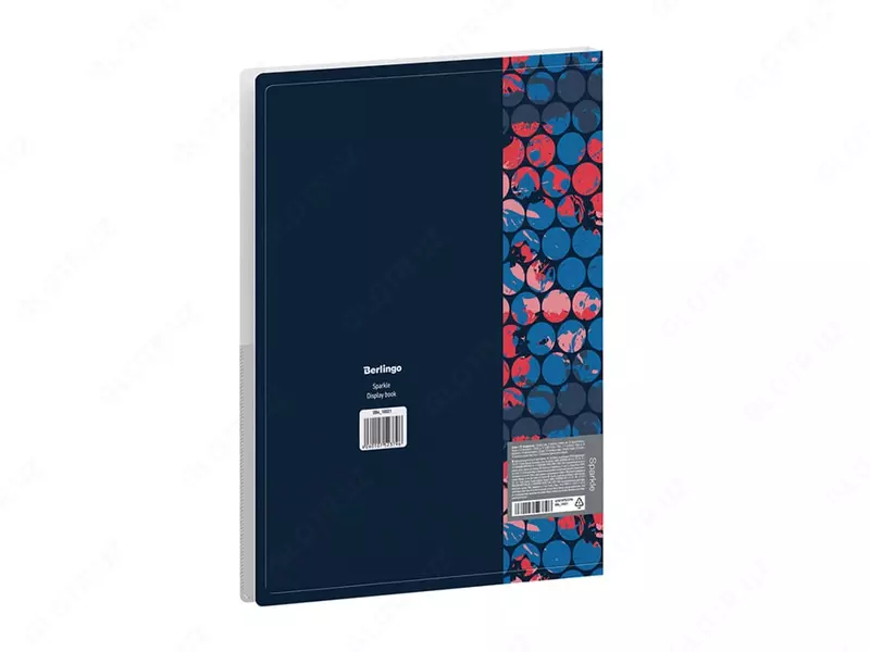 Папка для документов "Berlingo" Sparkle, 10 вклад., А4, 17 мм, 600 мкм, внутр. карм. (Арт.- DB4_10021) Цв. ассорти