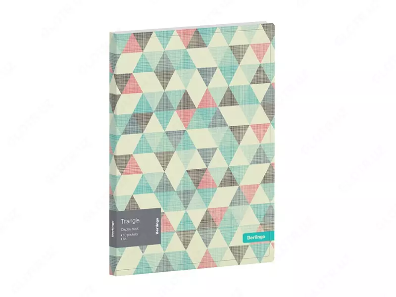 Hujjat papkasi "Berlingo" Uchburchak, 10 qo'shimchalar, A4, 17 mm, 600 mikron, ichki. karm. (Art.- DB4_10201) Rang turli xil