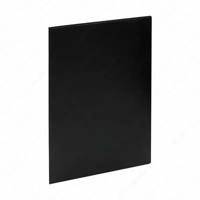 Пластиковая папка для документов "Стамм" 10 вклад., А4, 9 мм, 500 мкм (Арт. - ММ-32192) Черная