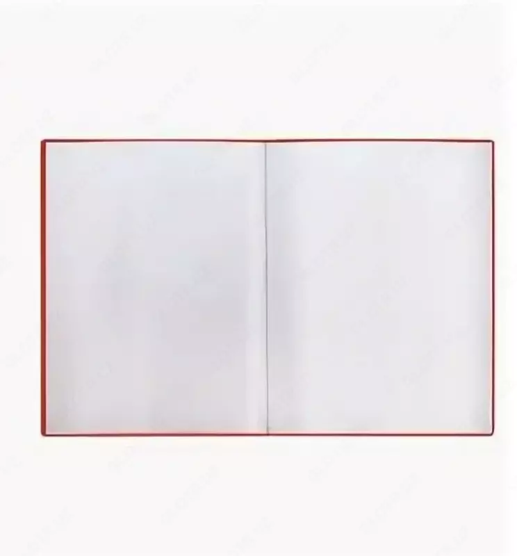 Пластиковая папка для документов "Стамм" 30 вклад., А4, 17 мм, 500 мкм (Арт. - ММ-32203) Красная