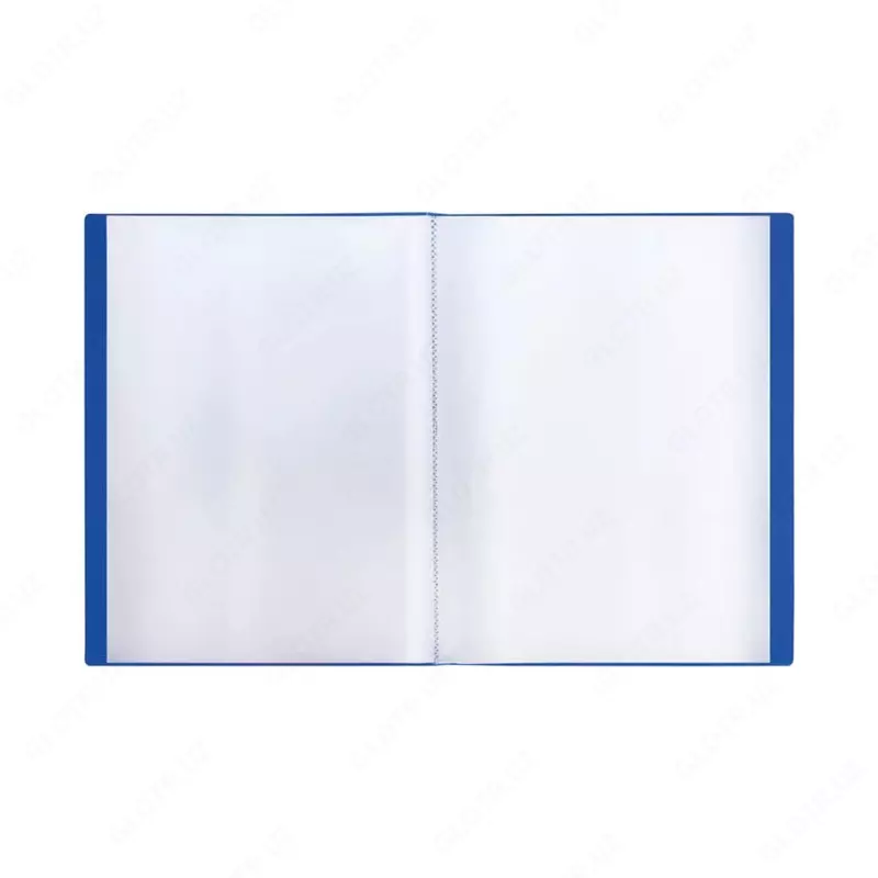 Hujjatlar uchun plastik papka "Stamm" 30 varaq, A4, 17 mm, 500 mikron (Art. - MM-32201) Moviy