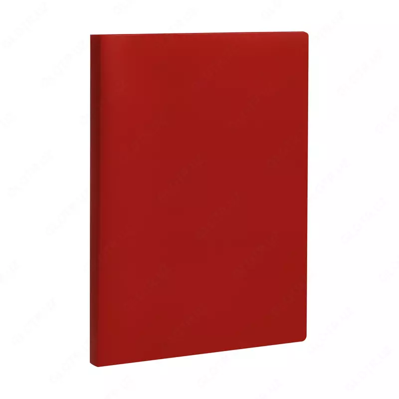 Hujjatlar uchun plastik papka "Stamm" 40 varaq, A4, 21 mm, 500 mikron (Art. - MM-32207) Qizil